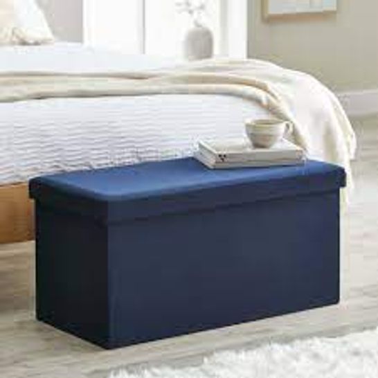 BOXED MATILDA VELVET OTTOMAN LUXE