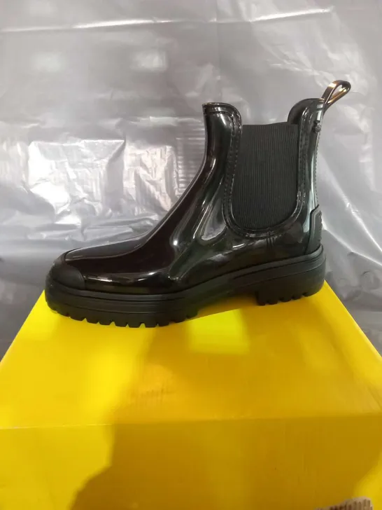 LEMON JELLY BLACK ANKLE BOOTS SIZE 7