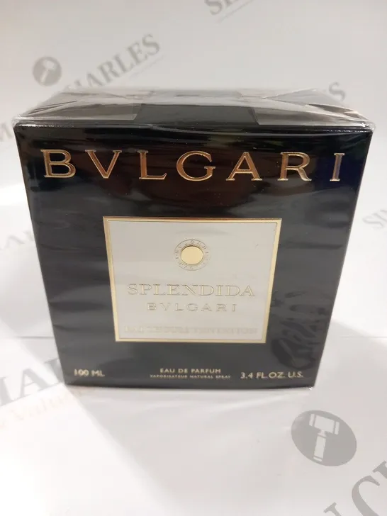 BOXED AND SEALED BVLGARI SPLENDIDA BVLGARI PATCHOULI TENTATION EAU DE PARFUM 100ML