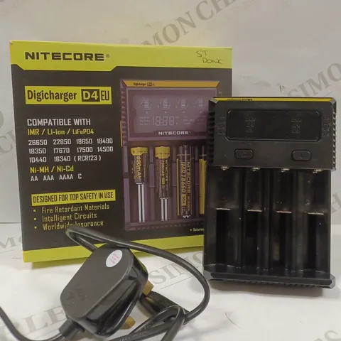 BOXED NITECORE FOUR BAY D4 EU DIGICHARGER