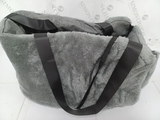 PET FANG FANG CARRY-ALONG PET BED IN GREY