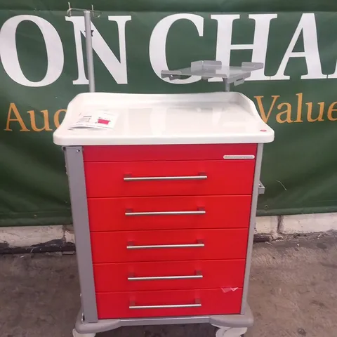 BRAND NEW MEDSTOR MODULE CART WITH 5 DRAWERS 