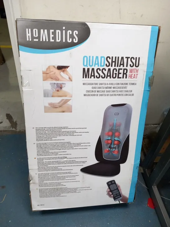 BOXED HOMEDICS QUADSHIATSU MASSAGER WITH HEAT MCS-750H-EU