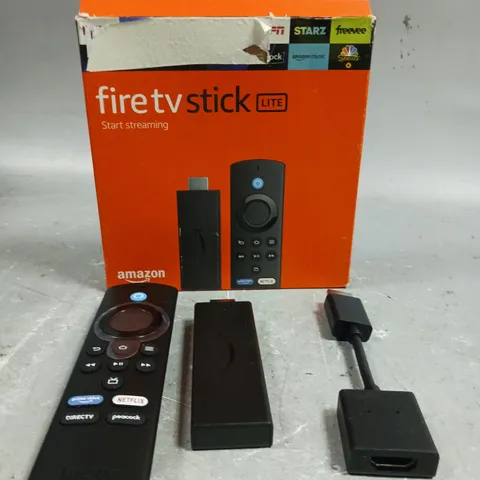 BOXED AMAZON FIRE TV STICK LITE 