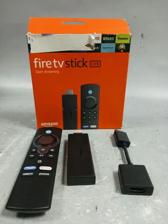 BOXED AMAZON FIRE TV STICK LITE 