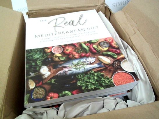 APPROXIMATELY 16 COPIES OF DR SIMON POOLE THE REAL MEDITERRANEAN DIET BOOKS