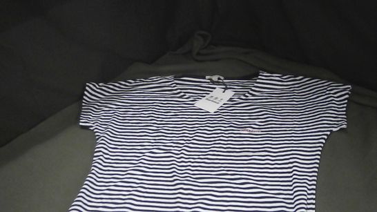 BARBOUR NAVY/WHITE STRIPED DRESS UK SIZE 14