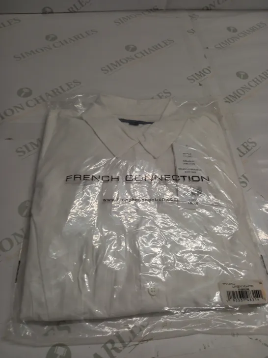 BAGGED FRENCH CONNECTION BUTTON SHIRT SIZE S