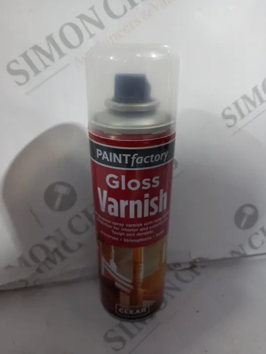 BOX OF 24 PAINT FACTORY GLOSS VARNISH CLEAR 250ML