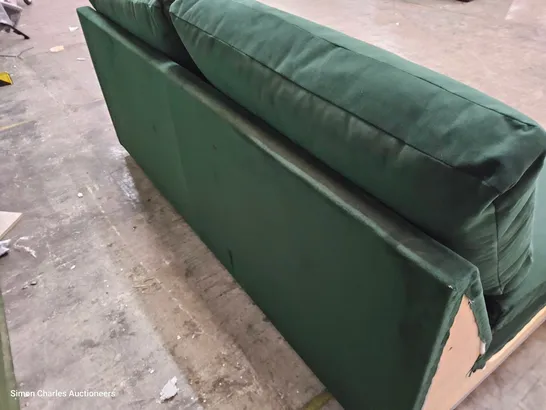 DESIGNERMETAL ACTION SOFA BED PLUSH GREEN FABRIC 