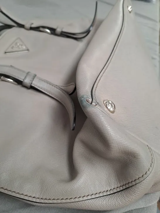 PRADA HANDBAG IN TAUPE GREY