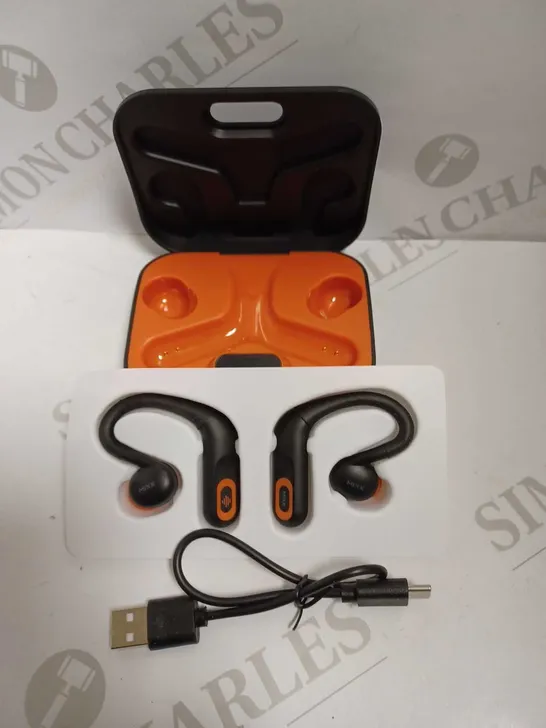 MIXX STREAMBUDS SPORTS CHARGE OVER EAR FLEXIBLE EARBUDS