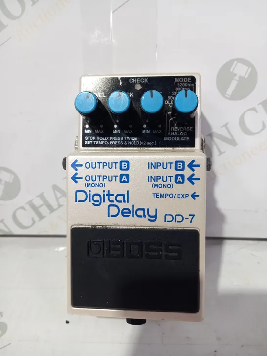 BOSS DIGITAL DELAY DD-7 GUITAR EFFECTS PEDAL