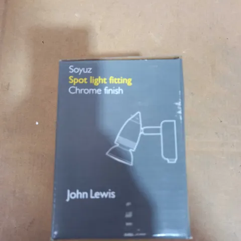 JOHN LEWIS SOYUZ SPOT LIGHT FITTING CHROME FINISH
