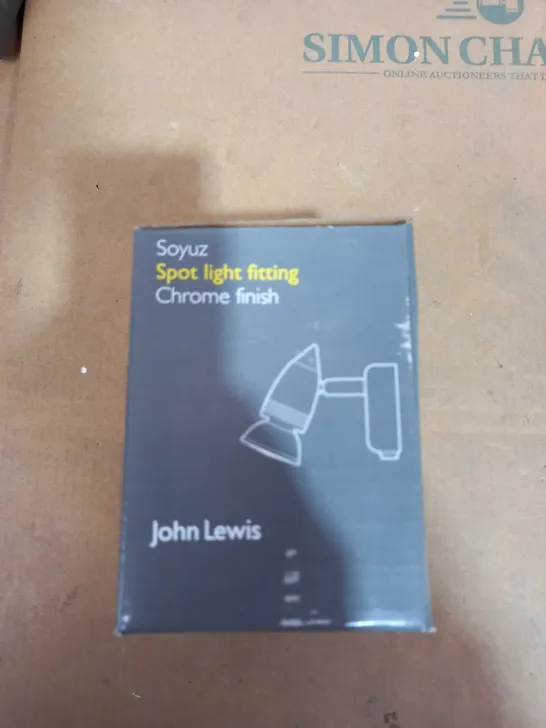 JOHN LEWIS SOYUZ SPOT LIGHT FITTING CHROME FINISH