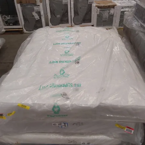 QUALITY BAGGED 4'6" DOUBLE BLATTEIS ORTHOPAEDIC SPRUNG MATTRESS 
