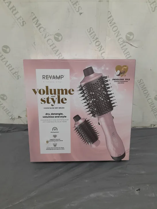 REVAMP VOLUME AND STYLE 1200W BLOW DRY BRUSH