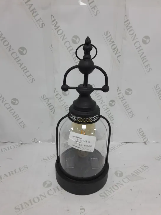 BOXED HANGING LANTERN WITH BULB