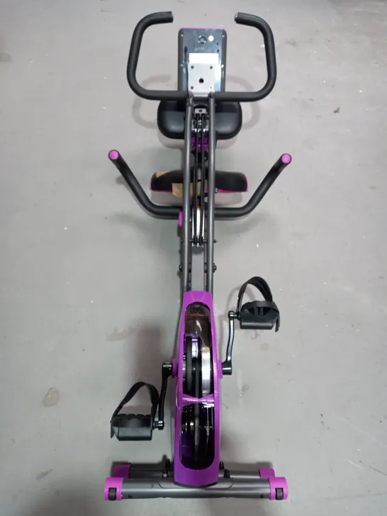  FITQUEST FLEX EXPRESS EXERCISE BIKE, PURPLE [COLLECTION ONLY]