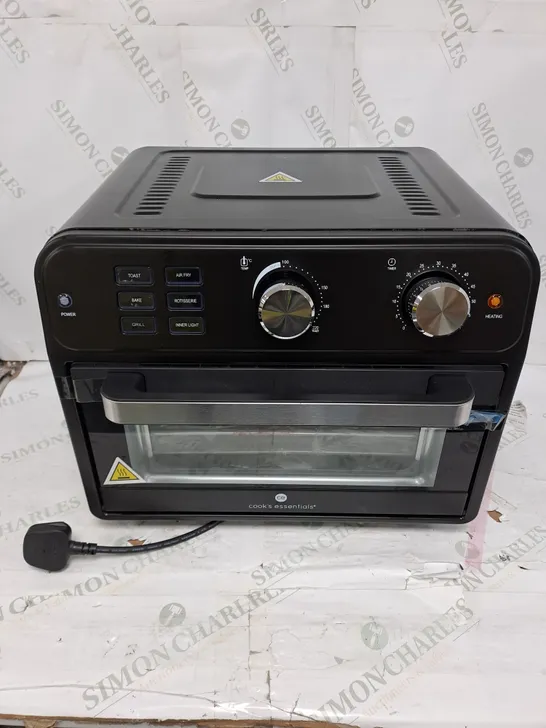 COOK'S ESSENTIAL 21-LITRE AIRFRYER OVEN IN BLACK