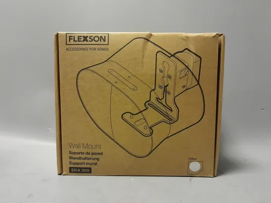 BOXED FLEXSON WALL MOUNT ERA300 - SINGLE IN WHITE 