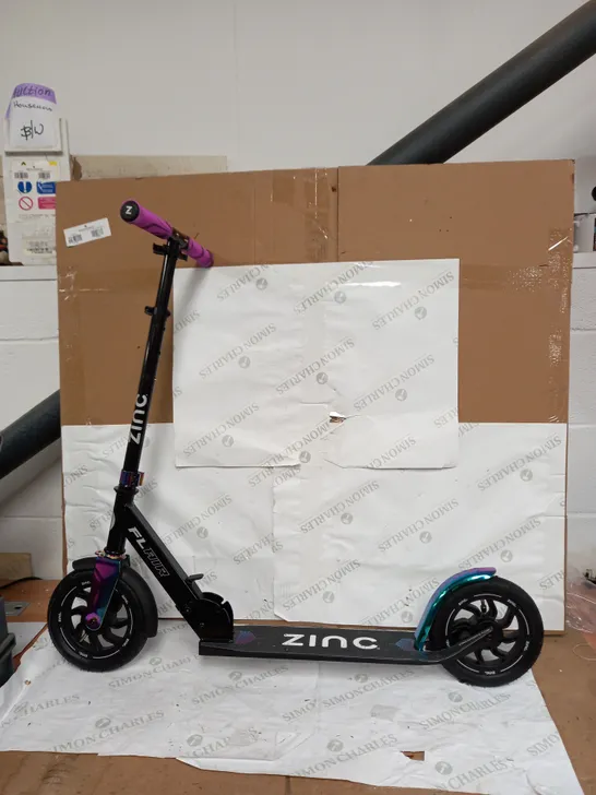 ZINC BIG WHEELED FOLDING SCOOTER FLAIR 200  RRP £100