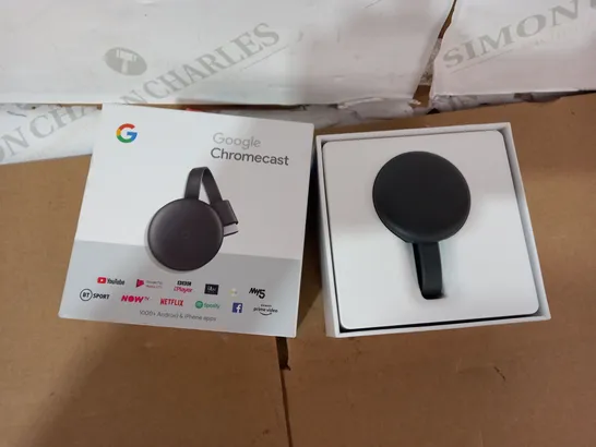 BOXED GOOGLE CHROMECAST