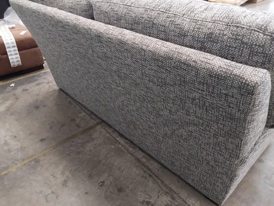 QUALITY BRITISH DESIGNER G PLAN SEATTLE THREE SEATER SOFA REMCO SLATE FABRIC 