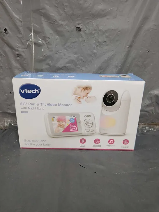 BOXED VTECH 2.8" PAN & TILT VIDEO MONITOR WITH NIGHT LIGHT