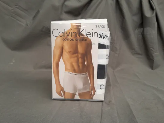 BOXED CALVIN KLEIN COTTON STRETCH CLASSIC FIT - LARGE