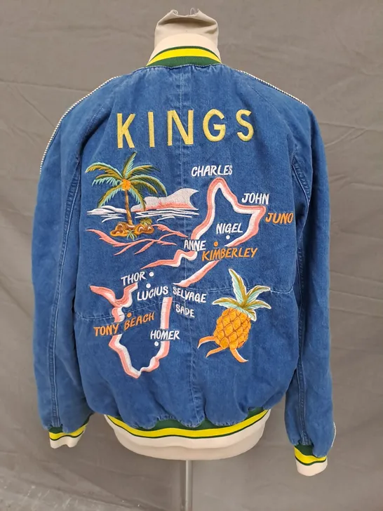 KINGS OF INDIGO DENIM JACKET SIZE SMALL