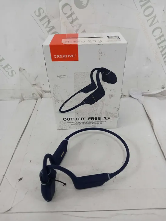 BOXED CREATIVE OUTLIER FREE PRO WIRELESS BONE CONDUCTOR EARPHONES 