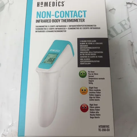 4 BRAND NEW BOXED HOMEDICS NON-CONTACT INFRARED BODY THERMOMETER TE-350-EU