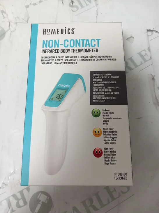 6 BRAND NEW BOXED HOMEDICS NON-CONTACT INFRARED BODY THERMOMETER TE-350-EU