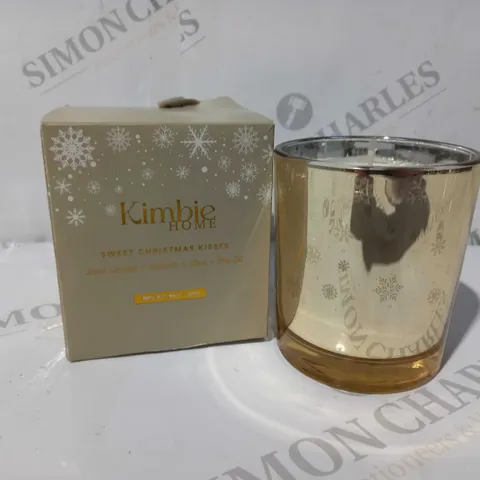 BOXED KIMBIE HOME SWEET CHRISTMAS KISSES SCENTED CANDLE
