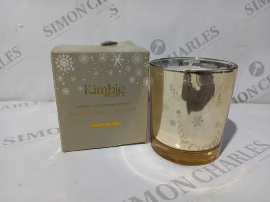 BOXED KIMBIE HOME SWEET CHRISTMAS KISSES SCENTED CANDLE