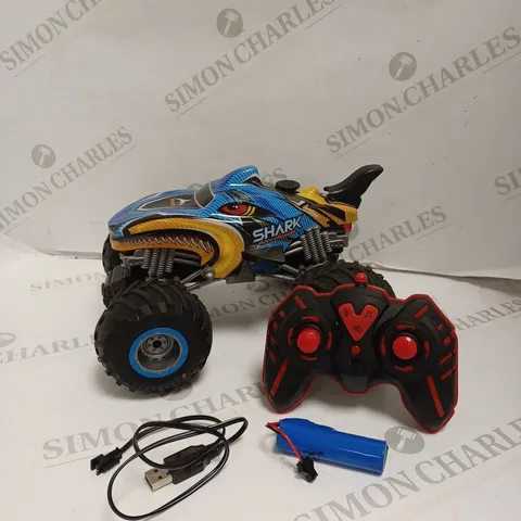 BOXED SHARK CLIMB OFF ROAD REMOTE CONTROL CAR. 