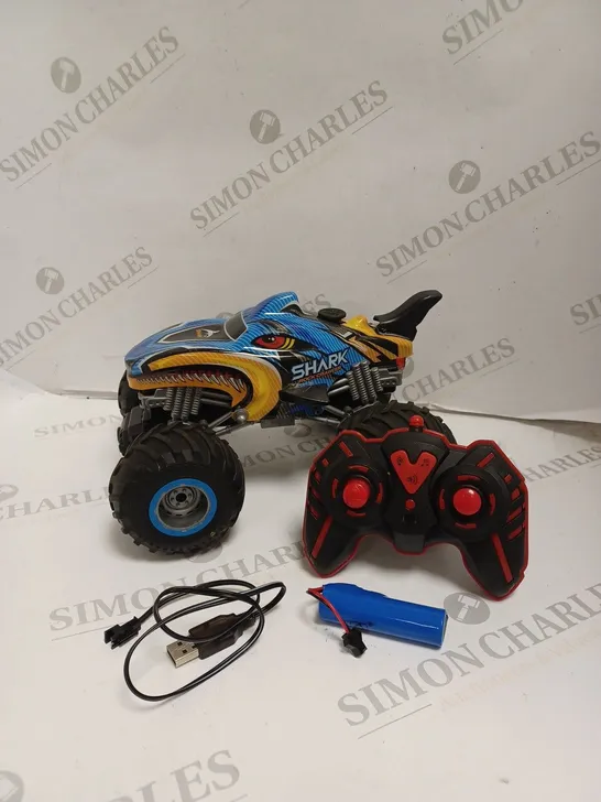 BOXED SHARK CLIMB OFF ROAD REMOTE CONTROL CAR. 