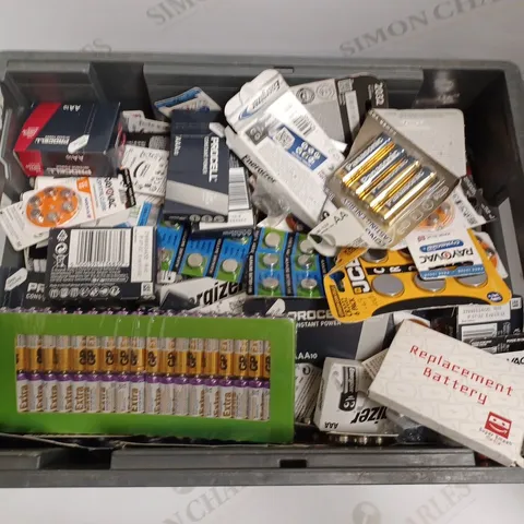 BOX OF APPROX 20 ASSORTED BATTERIES