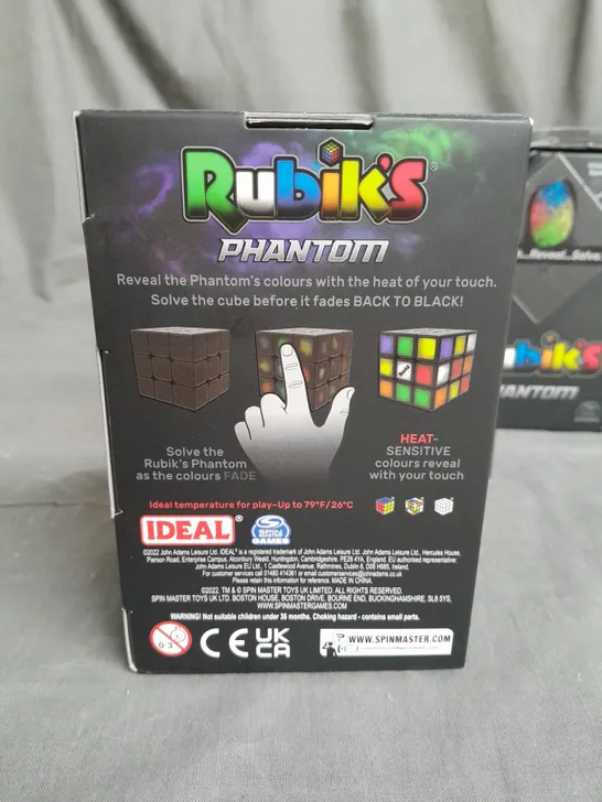 LOT OF 4 BOXED BRAND NEW RUBIKS PHANTOMS