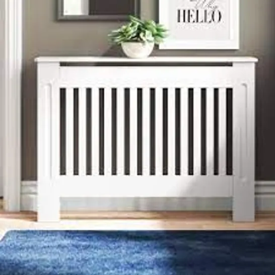 BOXED GRANGER RADIATOR COVER 82 X 112 X 19CM WHITE