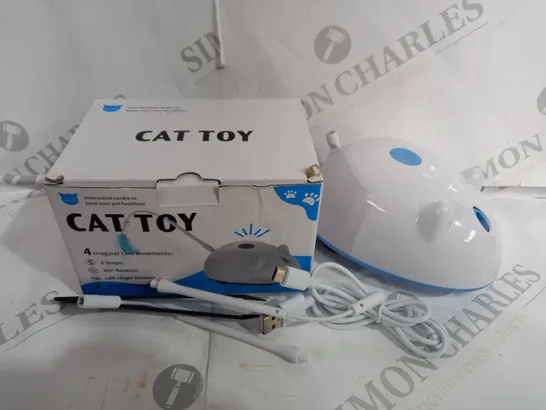 BOXED CAT TOY IN MOUSE DESIGN