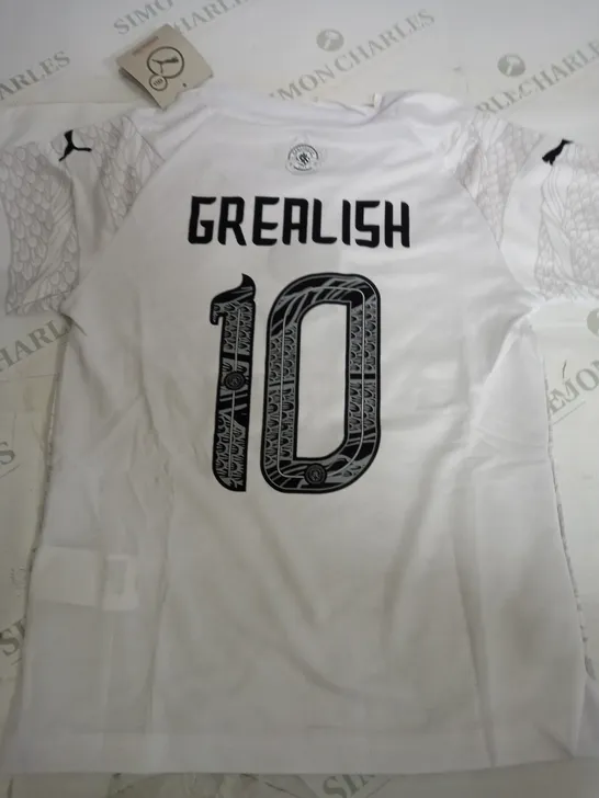 PUMA MANCHESTER CITY FOOTBALL CLUB KIDS SHIRT  - GREALISH 10 - EU 22