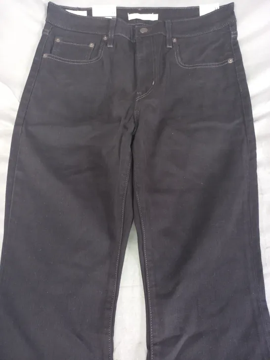 LEVI'S 726 FLARE JEANS IN BLACK SIZE 31/34