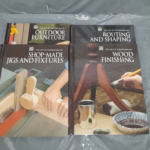 LOT OF 4 TIME LIFE BOOKS WOODWORKING GUIDES