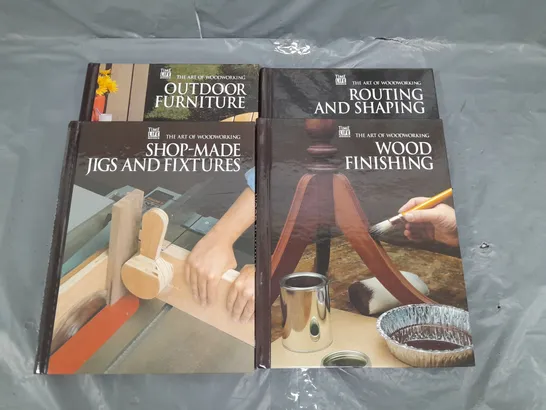 LOT OF 4 TIME LIFE BOOKS WOODWORKING GUIDES