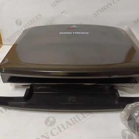 GEORGE FOREMAN MEDIUM REMOVABLE PLATES GRILL, BLACK [24330]