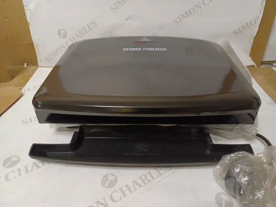 GEORGE FOREMAN MEDIUM REMOVABLE PLATES GRILL, BLACK [24330]