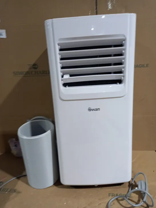 SWAN, AIR CONDITIONER WITH DEHUMIDIFIER FUNCTION, WHITE, PORTABLE, MOBILE AIR CONDITIONE