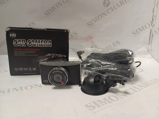 BOXED  CAR CAMERA DRIVING VIDEO RECORDER FRONT AND REAR  BLACK